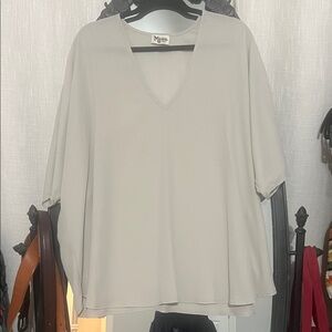 Show Me Your MuMu shook tunic light grey